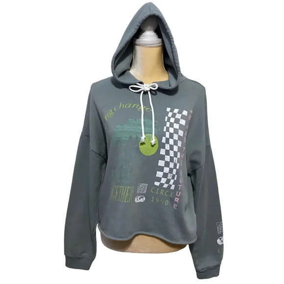Grayson Threads NWT Cropped Pullover Sweatshirt Women S *Pls See Description* - Picture 1 of 16